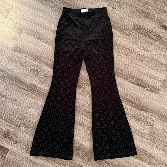 Anthropologie The Joni Velvet Flare Pants